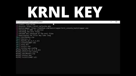 Two options will now appear. . Krnl key 2022